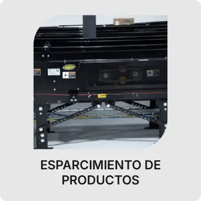esparcimiento de productos