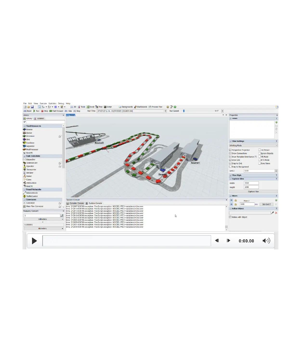 flex simulation